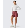 image:imageG4Free Lightbreeze Womens UPF 50 Sun Shirts Quick Dry  Breathable Crop Long Sleeve Workout Tops Running Hiking GolfPure White