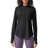 image:imageG4Free Lightbreeze Womens UPF 50 Sun Shirts Quick Dry  Lightweight Long Sleeve Workout Tops Half Zip Running Hiking YogaBlack