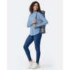 image:imageG4Free Lightbreeze Womens UPF 50 Sun Shirts Quick Dry  Lightweight Long Sleeve Workout Tops Half Zip Running Hiking YogaBlue Gray