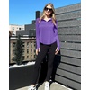 image:imageG4Free Lightbreeze Womens UPF 50 Sun Shirts Quick Dry  Lightweight Long Sleeve Workout Tops Half Zip Running Hiking YogaDark Purple