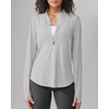 image:imageG4Free Lightbreeze Womens UPF 50 Sun Shirts Quick Dry  Lightweight Long Sleeve Workout Tops Half Zip Running Hiking YogaGray