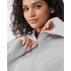 image:imageG4Free Lightbreeze Womens UPF 50 Sun Shirts Quick Dry  Lightweight Long Sleeve Workout Tops Half Zip Running Hiking YogaGray