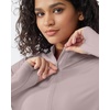 image:imageG4Free Lightbreeze Womens UPF 50 Sun Shirts Quick Dry  Lightweight Long Sleeve Workout Tops Half Zip Running Hiking YogaGray Lilac