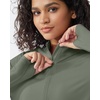 image:imageG4Free Lightbreeze Womens UPF 50 Sun Shirts Quick Dry  Lightweight Long Sleeve Workout Tops Half Zip Running Hiking YogaGray Olive