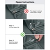 image:imageG4Free Lightbreeze Womens UPF 50 Sun Shirts Quick Dry  Lightweight Long Sleeve Workout Tops Half Zip Running Hiking YogaGrey Sage