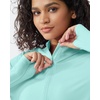 image:imageG4Free Lightbreeze Womens UPF 50 Sun Shirts Quick Dry  Lightweight Long Sleeve Workout Tops Half Zip Running Hiking YogaLight Blue