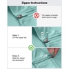 image:imageG4Free Lightbreeze Womens UPF 50 Sun Shirts Quick Dry  Lightweight Long Sleeve Workout Tops Half Zip Running Hiking YogaLight Blue