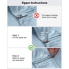 image:imageG4Free Lightbreeze Womens UPF 50 Sun Shirts Quick Dry  Lightweight Long Sleeve Workout Tops Half Zip Running Hiking YogaLight Denim