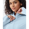 image:imageG4Free Lightbreeze Womens UPF 50 Sun Shirts Quick Dry  Lightweight Long Sleeve Workout Tops Half Zip Running Hiking YogaLight Denim
