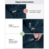 image:imageG4Free Lightbreeze Womens UPF 50 Sun Shirts Quick Dry  Lightweight Long Sleeve Workout Tops Half Zip Running Hiking YogaNavy