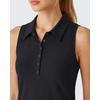 image:imageG4Free Maternity Tennis Dress UPF 50 Pregnancy Golf Dresses Button Front Polo Shirt Casual SummerBlack