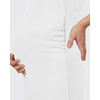 image:imageG4Free Maternity Tennis Dress UPF 50 Pregnancy Golf Dresses Button Front Polo Shirt Casual SummerPure White