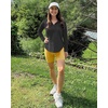 image:imageG4Free Skimetic UPF 50 Sun Hoodie Lightweight Women Long Sleeve Workout Tops Shirts Half Zip Quick Dry Running HikingBlack