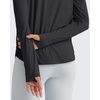 image:imageG4Free Skimetic UPF 50 Sun Hoodie Lightweight Women Long Sleeve Workout Tops Shirts Half Zip Quick Dry Running HikingBlack