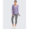 image:imageG4Free Skimetic UPF 50 Sun Hoodie Lightweight Women Long Sleeve Workout Tops Shirts Half Zip Quick Dry Running HikingGray Purple
