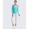image:imageG4Free Skimetic UPF 50 Sun Hoodie Lightweight Women Long Sleeve Workout Tops Shirts Half Zip Quick Dry Running HikingLake Blue