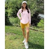 image:imageG4Free Skimetic UPF 50 Sun Hoodie Lightweight Women Long Sleeve Workout Tops Shirts Half Zip Quick Dry Running HikingPink