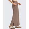 image:imageG4Free Strowen Women Lightweight Wide Leg Ankle Pants with Pockets 78 Length Track Pants Stretchy Casual Travel TrousersMocha Cream
