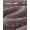 image:imageG4Free Strowen Women Lightweight Wide Leg Ankle Pants with Pockets 78 Length Track Pants Stretchy Casual Travel TrousersTaupe