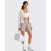 image:imageG4Free Waffle Knit Casual Shorts for Women 4  High Waisted Summer Soft Athletic Shorts with PocketsDusty Taupe