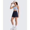 image:imageG4Free Women Casual Shorts 4 Water Resistant Lightweight Side Slit Walking Athletic Shorts with PocketsDark Navy