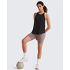 image:imageG4Free Workout Athletic Tank Tops for Women Racerback Lightweight Gym Pilates YBack Loose Fit Running Tanks TopBlack