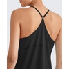 image:imageG4Free Workout Athletic Tank Tops for Women Racerback Lightweight Gym Pilates YBack Loose Fit Running Tanks TopBlack