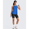 image:imageG4Free Workout Athletic Tank Tops for Women Racerback Lightweight Gym Pilates YBack Loose Fit Running Tanks TopBlue