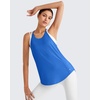 image:imageG4Free Workout Athletic Tank Tops for Women Racerback Lightweight Gym Pilates YBack Loose Fit Running Tanks TopBlue