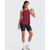 image:imageG4Free Workout Athletic Tank Tops for Women Racerback Lightweight Gym Pilates YBack Loose Fit Running Tanks TopBurgundy