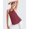 image:imageG4Free Workout Athletic Tank Tops for Women Racerback Lightweight Gym Pilates YBack Loose Fit Running Tanks TopBurgundy