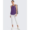 image:imageG4Free Workout Athletic Tank Tops for Women Racerback Lightweight Gym Pilates YBack Loose Fit Running Tanks TopDark Purple
