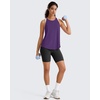 image:imageG4Free Workout Athletic Tank Tops for Women Racerback Lightweight Gym Pilates YBack Loose Fit Running Tanks TopDark Purple