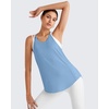image:imageG4Free Workout Athletic Tank Tops for Women Racerback Lightweight Gym Pilates YBack Loose Fit Running Tanks TopDusty Blue