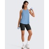 image:imageG4Free Workout Athletic Tank Tops for Women Racerback Lightweight Gym Pilates YBack Loose Fit Running Tanks TopDusty Blue