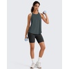 image:imageG4Free Workout Athletic Tank Tops for Women Racerback Lightweight Gym Pilates YBack Loose Fit Running Tanks TopGray Blue