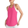 image:imageG4Free Workout Athletic Tank Tops for Women Racerback Lightweight Gym Pilates YBack Loose Fit Running Tanks TopHot Pink
