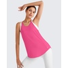 image:imageG4Free Workout Athletic Tank Tops for Women Racerback Lightweight Gym Pilates YBack Loose Fit Running Tanks TopHot Pink