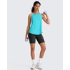 image:imageG4Free Workout Athletic Tank Tops for Women Racerback Lightweight Gym Pilates YBack Loose Fit Running Tanks TopLake Blue