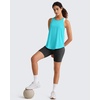 image:imageG4Free Workout Athletic Tank Tops for Women Racerback Lightweight Gym Pilates YBack Loose Fit Running Tanks TopLake Blue