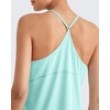 image:imageG4Free Workout Athletic Tank Tops for Women Racerback Lightweight Gym Pilates YBack Loose Fit Running Tanks TopLight Blue