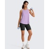 image:imageG4Free Workout Athletic Tank Tops for Women Racerback Lightweight Gym Pilates YBack Loose Fit Running Tanks TopLight Purple