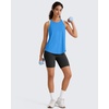 image:imageG4Free Workout Athletic Tank Tops for Women Racerback Lightweight Gym Pilates YBack Loose Fit Running Tanks TopOcean Blue