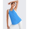 image:imageG4Free Workout Athletic Tank Tops for Women Racerback Lightweight Gym Pilates YBack Loose Fit Running Tanks TopOcean Blue