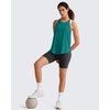 image:imageG4Free Workout Athletic Tank Tops for Women Racerback Lightweight Gym Pilates YBack Loose Fit Running Tanks TopTeal