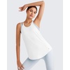 image:imageG4Free Workout Athletic Tank Tops for Women Racerback Lightweight Gym Pilates YBack Loose Fit Running Tanks TopWhite