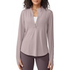 image:imageG4Free Lightbreeze Womens UPF 50 Sun Shirts Quick Dry  Lightweight Long Sleeve Workout Tops Half Zip Running Hiking YogaGray Lilac