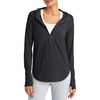 image:imageG4Free Skimetic UPF 50 Sun Hoodie Lightweight Women Long Sleeve Workout Tops Shirts Half Zip Quick Dry Running HikingBlack