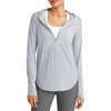 image:imageG4Free Skimetic UPF 50 Sun Hoodie Lightweight Women Long Sleeve Workout Tops Shirts Half Zip Quick Dry Running HikingGray