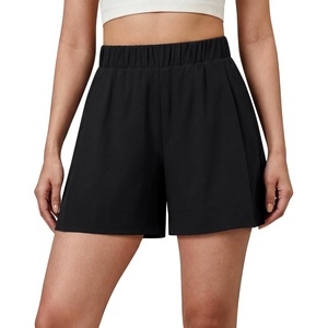 image:imageG4Free Women Casual Shorts 4 Water Resistant Lightweight Side Slit Walking Athletic Shorts with PocketsBlack